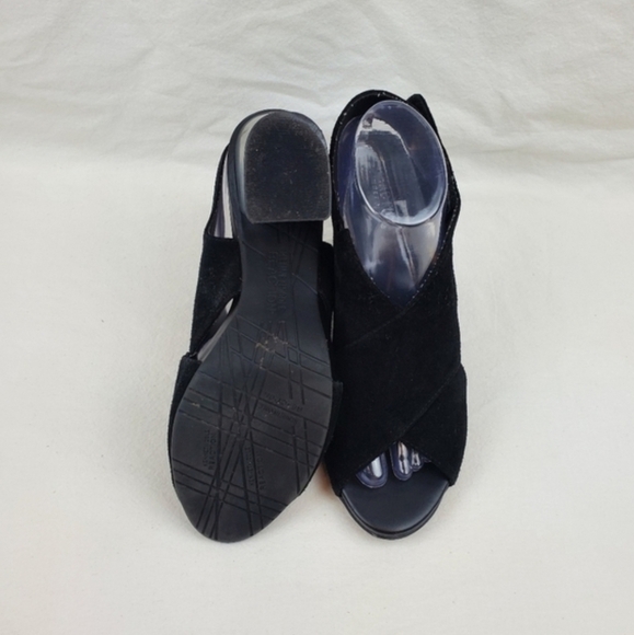 Reaction Kenneth Cole 7 Fridah people leather chunky heel sandals - Picture 4 of 9